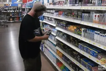 Yep, that's the condom aisle. Via People of Wal-Mart